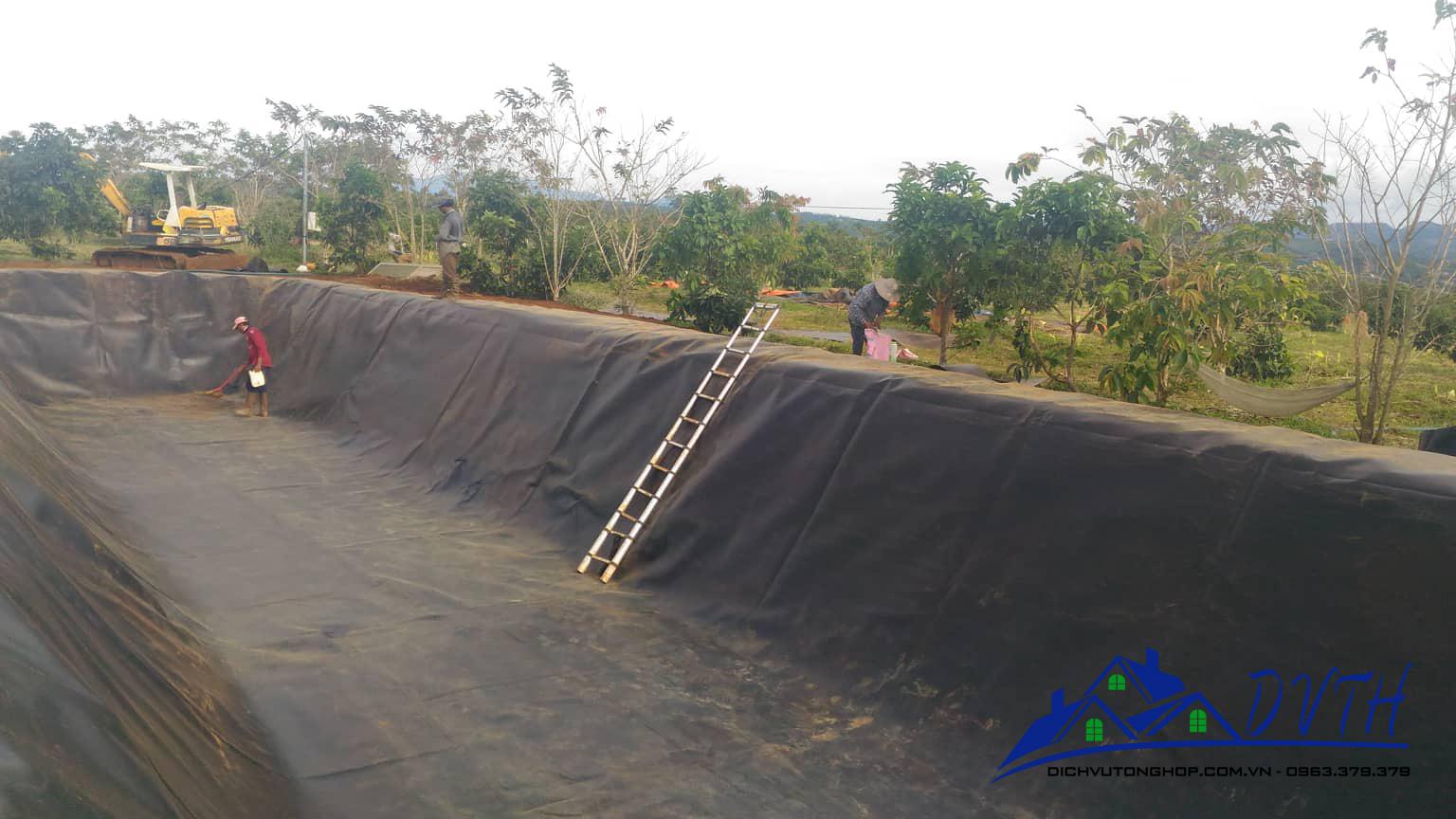 Thi công màng HDPE tại Bình Dương